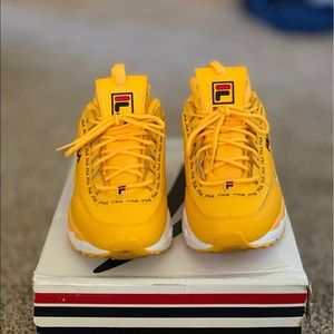 FILA Disruptor ll canary Yellow Women
